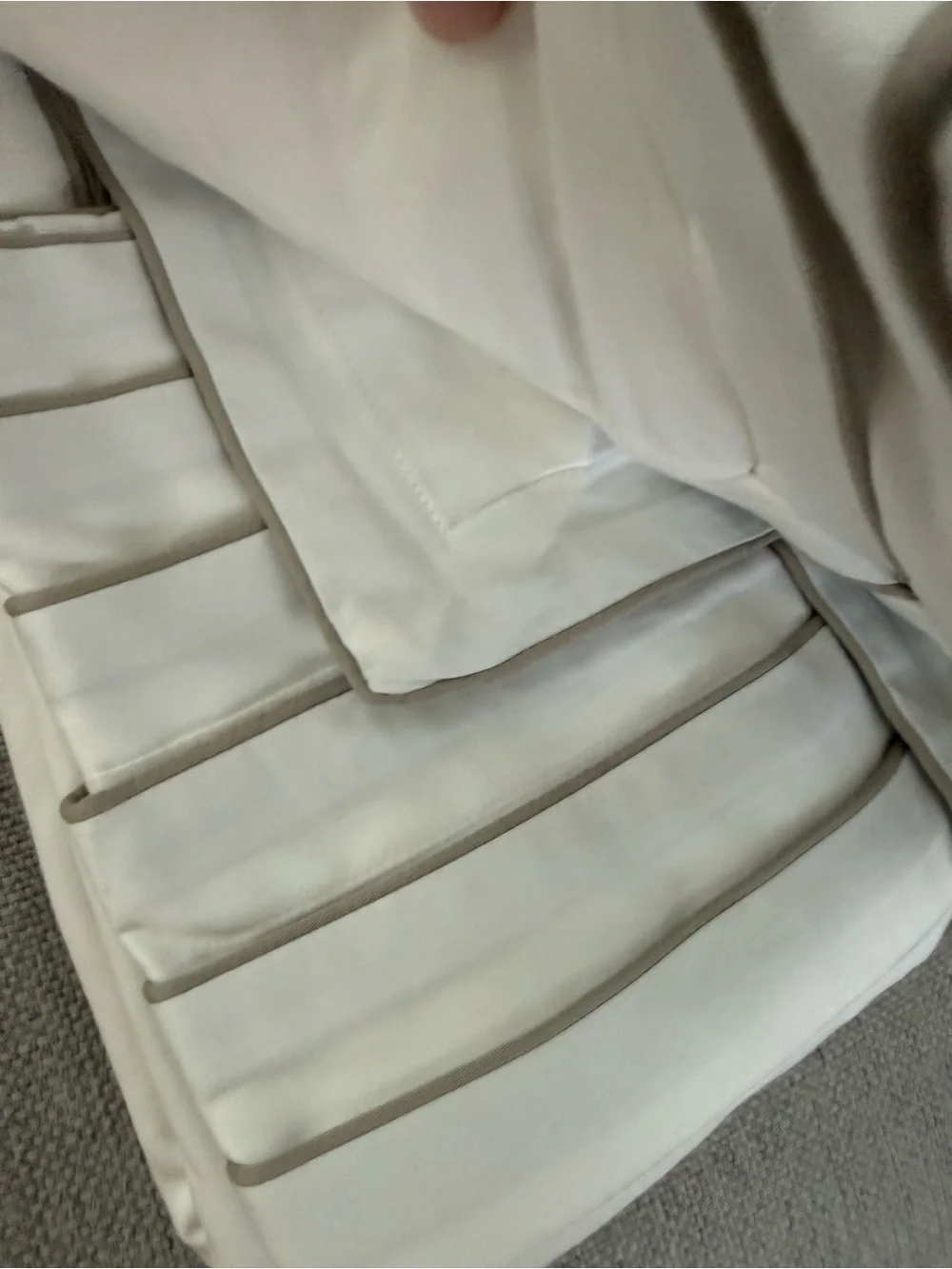 Boll & Branch NEW Full/Queen Duvet  In White/Pewter 🔥No offer item🙏🏻 $369 MSRP